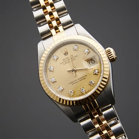 pre owned rolex lady datejust 28